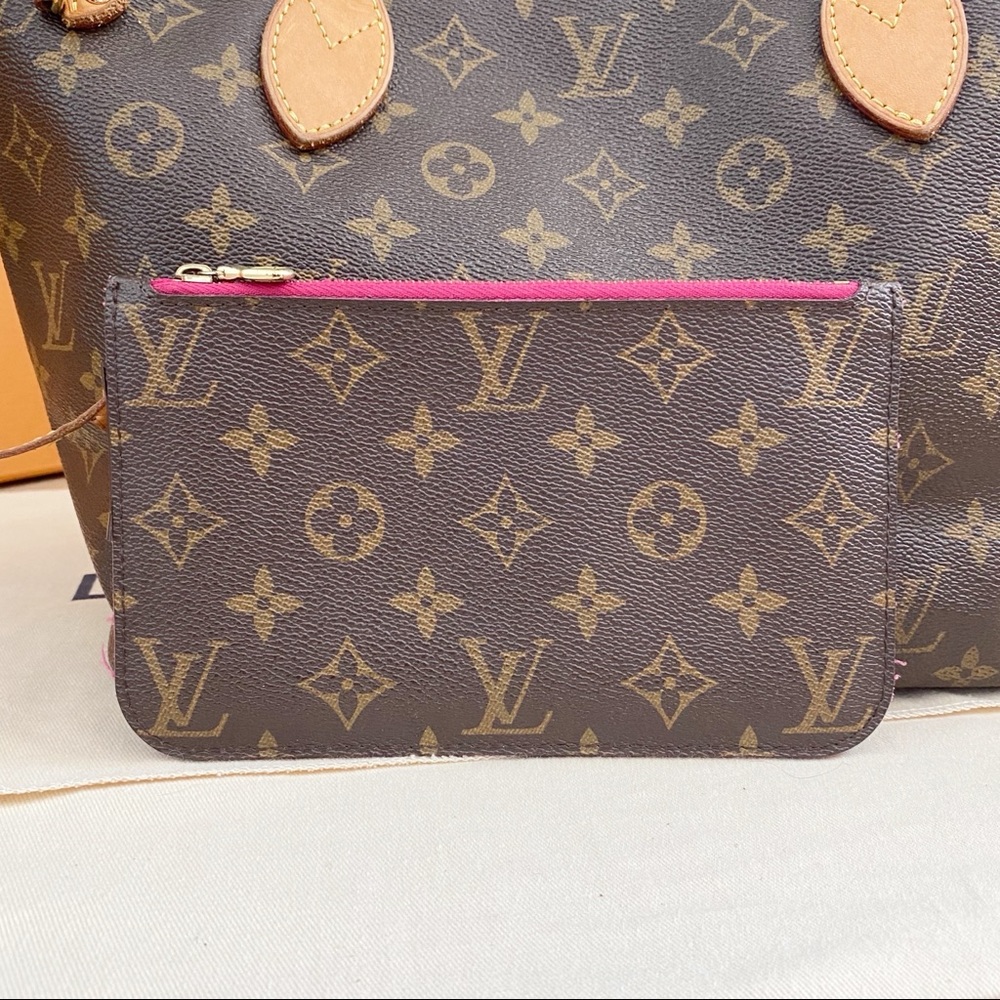✨NEVERFULL W/ POUCH✨ Auth PM Louis Vuitton Bag! - Picture 9 of 14